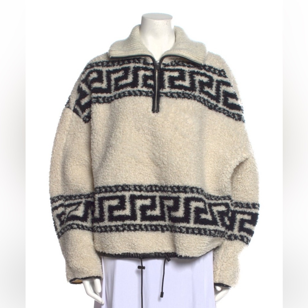 Isabel Marant Graphic Print Long Sleeve Sweatshirt